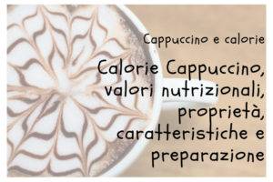 Calorie Cappuccino